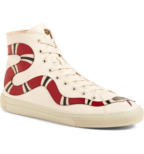 gucci snake flats|Gucci snake high top sneakers.